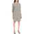 Tory Burch "Striped Cotton Dress With Eight IVORY / BLACK