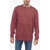 CORNELIANI Id Linen Crewneck Sweater Burgundy