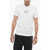DSQUARED2 Solid Color Ibra Crew-Neck T-Shirt With Contrasting Print White