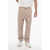 C.P. Company Cotton And Linen Single-Pleat Pants With Belt Loops Beige