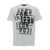 DSQUARED2 White Crewneck T-Shirt With All-Over Icon Print In Cotton Man WHITE