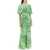 SALONI Winona Silk Maxi Dress THISTLEDOWN VERTE