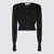 Vivienne Westwood Vivienne Westwood Cotton And Cashmere Cropped Cardigan Black