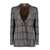 Gucci Gucci Checked Blazer BLUE