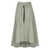 Peserico Peserico Long Skirt In Lightweight Stretch Cotton Satin MILITARY GREEN