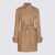 Versace Versace Light Brown Cotton Blend Trench Coat BROWN/BEIGE