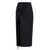 JACQUEMUS Jacquemus Pareo Croissant Midi Skirt Black