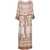 PIERRE-LOUIS MASCIA Pierre-Louis Mascia Printed Silk Long Dress Beige