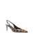 Dolce & Gabbana 'Lollo' Brown Slingback Pumps With All-Over Leo Print And Dg Patch In Shiny Leather Woman BROWN