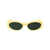 JACQUEMUS Jacquemus Sunglasses 04 YELLOW/ YELLOW GOLD/ GREEN