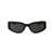 JACQUEMUS Jacquemus Sunglasses 01 BLACK/ YELLOW GOLD/ GREY