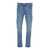 PURPLE BRAND Light Blue Five-Pocket Skinny Jeans In Stretch Cotton Denim Man BLUE