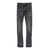 PURPLE BRAND Black Straight Five Pocket Jeans In Stretch Cotton Denim Man Black