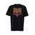 DSQUARED2 Black T-Shirt With Bear Print In Cotton Man Black