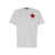 DSQUARED2 White T-Shirt With Dripping Maple Print In Cotton Man WHITE