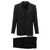 Tagliatore Stretch wool suit Black