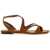 Jimmy Choo Ayla Flat Suede Leather Sandals TAN