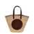 Stella McCartney STELLA MCCARTNEY 'Eco Abaca Basket' handbag BROWN