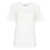 ERMANNO FIRENZE Ermanno Firenze Lace-Trim Crewneck T-Shirt WHITE