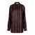 Fendi Fendi Striped Silk Shirt BROWN