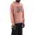 Palm Angels Ma Knit Sweatshirt With Mon PINK BLACK