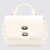 Zanellato Zanellato White Leather Postina S Top Handle Bag WHITE