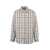 Bottega Veneta Bottega Veneta Checked Cotton Shirt Beige