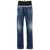 DSQUARED2 Dsquared2 Paint Splatter-Detail Washed Denim Jeans NAVY BLUE