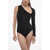 Givenchy One-Sleeve Bodysuit With Asymmetric Neckline Black