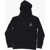 Nike Air Jordan Solid Color Hoodie With Embroidered Logo Black
