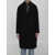 Herno Coat In Wool And Nylon Black