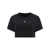 Givenchy Givenchy Cropped T-Shirt With Embroidered Logo Black