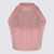 Balmain Balmain Pink Viscose Top SAUMON/ARGENT