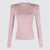 Balmain Balmain Pink Viscose Knitwear ROSE CLAIR