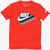 Nike Logo Printed Crew-Neck T-Shirt Red