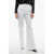 Dolce & Gabbana Cotton Blend Bootcut Pants With Front Pleat White