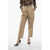 Brunello Cucinelli Single-Pleated Chinos Pants With Woven Belt Beige