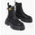 Bally Leather Greby Chelsea Booties With Logoed Ankle Strap Black
