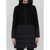 Herno Coat In Wool And Nylon BLACK