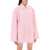 ROTATE Birger Christensen 'Oversized Shirt With Maxi PINK LOGO STRIPE + FAIRY TALE COMB.