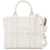 Marc Jacobs The Leather Mini Tote Bag COTTON/SILVER
