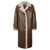 ENES Enes Benedicte Sheepskin Long Jacket BROWN