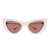 Gucci Gucci Sunglasses IVORY GOLD RED