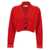 Victoria Beckham Victoria Beckham Cropped Cardigan RED