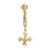 Emanuele Bicocchi Emanuele Bicocchi Single Earring Crest GOLD