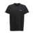 Balmain Balmain Flocked Logo T-Shirt Black