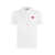 Comme des Garçons Comme Des Garçons Play Cotton-Piqué Polo Shirt WHITE