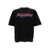 DSQUARED2 Black Crewneck T-Shirt With Canadian Team 1995 Print In Cotton Man Black