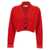 Victoria Beckham Cropped cardigan Red