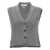 Thom Browne 'Baby Cable Cropped' vest Gray